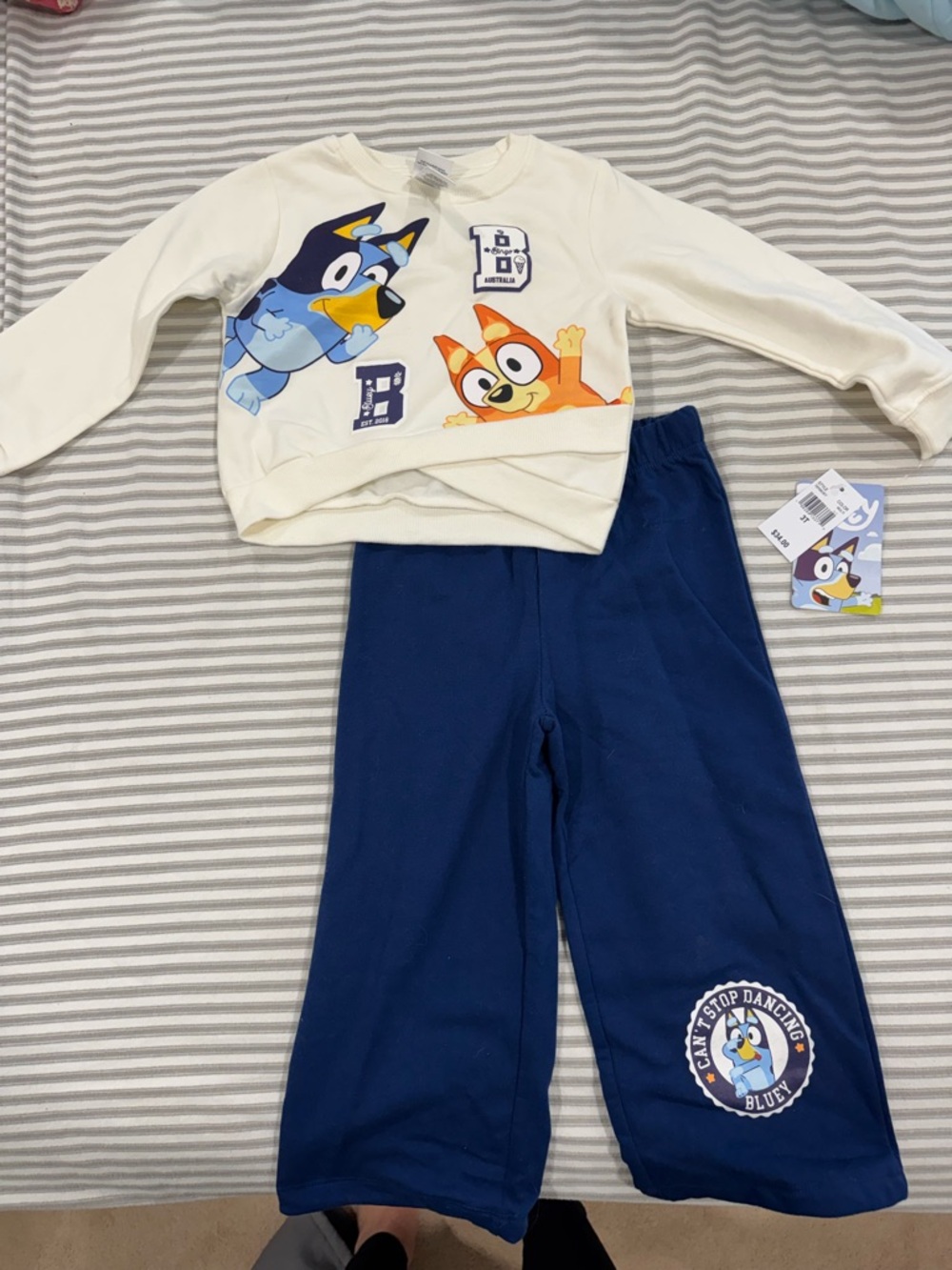 Brand new Bluey sweat set